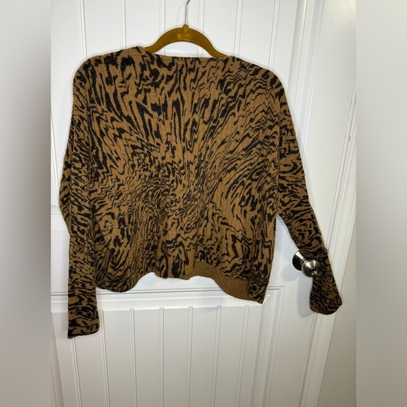 Madewell Tigerized Cameron Ribbed Cardigan Sweater in Coziest Yarn - Picture 6 of 6